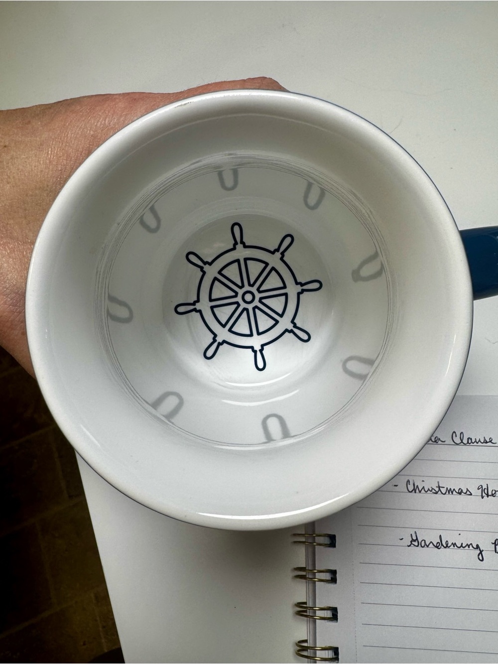 Disney Cruise Line DCL 25th Anniversary Navy Blue Ceramic Coffee Mug, Mickey - Picture 3 of 4